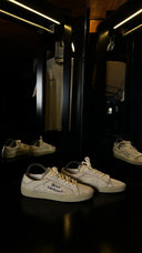 Tênis Saint Laurent Court Low | Bege | foto 1 de 4