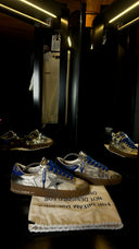 Tênis Golden Goose Azul e Prata | foto 1 de 4